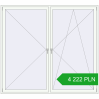 Pricing Tilt-and-Turn 2300x2100 mm REHAU ENERGY-SAVING SYNEGO MD RAL 9016 Traffic white two-sided. Price: 4 222.46 PLN