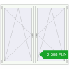 Pricing Tilt-and-Turn 1800x1600 mm REHAU OPTIMUM EURO-DESIGN 70 RAL 9016 Traffic white two-sided. Price: 2 307.67 PLN