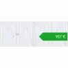 Ustalenie cen Okna skrzydłowe 4000x1500 mm REHAU OPTIMUM EURO-DESIGN 70 RAL 9016 Traffic white dwustronny. Cena: 957,39 €