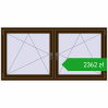 Ustalenie cen Okna skrzydłowe 1815x905 mm REHAU ENERGY-SAVING SYNEGO MD DARK_OAK dwustronny. Cena: 2362,26 zł