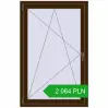 Pricing Tilt-and-Turn 900x1400 mm REHAU ENERGY-SAVING SYNEGO MD DARK_OAK two-sided. Price: 2 064.09 PLN