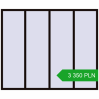 Pricing Tilt-and-Turn 2400x2000 mm REHAU OPTIMUM EURO-DESIGN 70 BLACK_BROWN two-sided. Price: 3 350.03 PLN