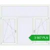 Pricing Tilt-and-Turn 2200x1800 mm REHAU OPTIMUM EURO-DESIGN 70 RAL 9016 Traffic white two-sided. Price: 3 666.99 PLN