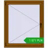 Pricing Tilt-and-Turn 1000x1190 mm REHAU OPTIMUM EURO-DESIGN 70 GOLDEN OAK two-sided. Price: 1 570.93 PLN