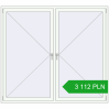 Pricing Tilt-and-Turn 2000x1800 mm REHAU OPTIMUM EURO-DESIGN 70 ANTHRACITE_GREY_STRUKTURAL external. Price: 3 112.27 PLN