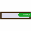 Pricing Tilt-and-Turn 1200x300 mm REHAU OPTIMUM EURO-DESIGN 70 DARK_OAK two-sided. Price: 450.47 PLN