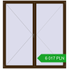 Pricing Tilt-and-Turn 2100x2250 mm REHAU OPTIMUM EURO-DESIGN 70 DARK_OAK two-sided. Price: 6 017.1 PLN