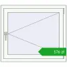 Pricing Tilt-and-Turn 930x800 mm REHAU OPTIMUM EURO-DESIGN 70 RAL 9016 Traffic white two-sided. Price: 576,19 zł