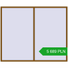 Pricing Tilt-and-Turn 2800x2300 mm REHAU ENERGY-SAVING SYNEGO MD GOLDEN OAK two-sided. Price: 5 689.21 PLN