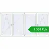 Pricing Tilt-and-Turn 3200x1600 mm REHAU ENERGY-SAVING SYNEGO MD RAL 9016 Traffic white two-sided. Price: 7 337.61 PLN