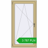 Pricing Tilt-and-Turn 800x1500 mm ALU STANDARD 72 RAL 1000 Green beige two-sided. Price: 3 787 PLN