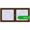 Ustalenie cen Okna skrzydłowe 1840x875 mm REHAU ENERGY-SAVING SYNEGO MD DARK_OAK dwustronny. Cena: 2337,05 zł