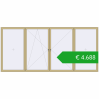Ustalenie cen Okna skrzydłowe 5000x2300 mm ALU STANDARD 72 RAL 1000 Green beige dwustronny. Cena: 4687,63 €