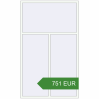 Pricing Tilt-and-Turn 1500x2500 mm KORSA OPTIMUM REHAU EURO 70. Price: 750.5 EUR