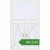 Pricing Tilt-and-Turn 1000x1700 mm KORSA ENERGY-SAVING REHAU SYNEGO MD. Price: 862.57 EUR