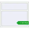 Pricing Tilt-and-Turn 1170x1040 mm REHAU ENERGY-SAVING SYNEGO MD RAL 9016 Traffic white two-sided. Price: 1 147.29 PLN