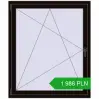 Pricing Tilt-and-Turn 1100x1300 mm REHAU ENERGY-SAVING SYNEGO MD BLACK_BROWN two-sided. Price: 1 987.66 PLN