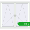 Pricing Tilt-and-Turn 1755x1580 mm REHAU ENERGY-SAVING SYNEGO MD ANTHRACITE_GREY_STRUKTURAL external. Price: 597,97 €