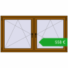 Ustalenie cen Okna skrzydłowe 1770x965 mm REHAU ENERGY-SAVING SYNEGO MD GOLDEN OAK dwustronny. Cena: 558,10 €