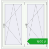 Ustalenie cen Okna skrzydłowe 1300x1350 mm REHAU ENERGY-SAVING SYNEGO MD RAL 9016 Traffic white dwustronny. Cena: 1600,24 zł