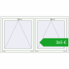 Ustalenie cen Okna skrzydłowe 1700x900 mm KORSA OPTIMUM REHAU EURO 70. Cena: 365,22 €