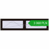 Pricing Tilt-and-Turn 2500x600 mm REHAU OPTIMUM EURO-DESIGN 70 BLACK_BROWN two-sided. Price: 3 068.14 PLN