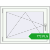 Pricing Tilt-and-Turn 860x660 mm REHAU OPTIMUM EURO-DESIGN 70 ANTHRACITE_GREY_STRUKTURAL external. Price: 772.16 PLN