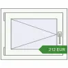 Pricing Tilt-and-Turn 650x500 mm KORSA OPTIMUM REHAU EURO 70. Price: 211.65 EUR