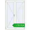 Pricing Tilt-and-Turn 1000x1500 mm REHAU OPTIMUM EURO-DESIGN 70 RAL 9016 Traffic white two-sided. Price: 1 790.59 PLN
