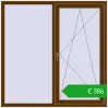 Pricing Tilt-and-Turn 1500x1500 mm EPSILON OPTIMA WALNUT two-sided. Price: 385,83 €