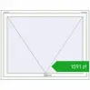 Ustalenie cen Okna skrzydłowe 1400x1100 mm REHAU ARTEVO RAL 9016 Traffic white dwustronny. Cena: 1591,38 zł