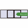 Pricing Tilt-and-Turn 3500x1100 mm KORSA OPTIMUM REHAU EURO 70. Price: 831.75 EUR
