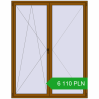 Pricing Tilt-and-Turn 1800x2300 mm REHAU ENERGY-SAVING SYNEGO MD GOLDEN OAK two-sided. Price: 6 110.2 PLN
