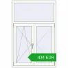 Pricing Tilt-and-Turn 1000x1500 mm REHAU BRILLANT DESIGN RAL 9016 Traffic white two-sided. Price: 434.08 EUR