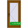 Pricing Tilt-and-Turn 550x1120 mm REHAU OPTIMUM EURO-DESIGN 70 GOLDEN OAK two-sided. Price: 1 121.42 PLN