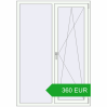 Pricing Tilt-and-Turn 1200x1700 mm REHAU ENERGY-SAVING SYNEGO MD RAL 9016 Traffic white two-sided. Price: 360.3 EUR