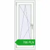 Pricing Tilt-and-Turn 500x1200 mm REHAU OPTIMUM EURO-DESIGN 70 RAL 9016 Traffic white two-sided. Price: 765.99 PLN