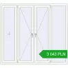 Pricing Tilt-and-Turn 2000x1800 mm REHAU ENERGY-SAVING SYNEGO MD RAL 9016 Traffic white two-sided. Price: 3 043.28 PLN