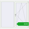 Ustalenie cen Okna rozwierne 1450x1400 mm EPSILON OPTIMA GOLDEN OAK zewnętrzny. Cena: 243,39 €