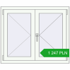 Pricing Tilt-and-Turn 1030x850 mm REHAU OPTIMUM EURO-DESIGN 70 RAL 9016 Traffic white two-sided. Price: 1 247.32 PLN