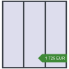 Ustalenie cen Okna skrzydłowe 2400x2500 mm KORSA BRILLANT DESIGN ANTHRACITE_GREY_STRUKTURAL dwustronny. Cena: 1 725.46 EUR