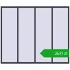 Ustalenie cen Okna skrzydłowe 2400x2000 mm REHAU OPTIMUM EURO-DESIGN 70 ANTHRACITE_GREY_STRUKTURAL dwustronny. Cena: 2630,66 zł