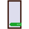 Ustalenie cen Okna skrzydłowe 550x1120 mm REHAU ARTEVO BLACK_CHERRY dwustronny. Cena: 219,47 €