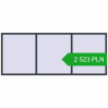 Pricing Tilt-and-Turn 3000x1200 mm REHAU OPTIMUM EURO-DESIGN 70 ANTHRACITE_GREY_STRUKTURAL two-sided. Price: 2 523.47 PLN