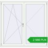 Pricing Tilt-and-Turn 1580x1540 mm REHAU OPTIMUM EURO-DESIGN 70 RAL 9016 Traffic white two-sided. Price: 2 566.31 PLN