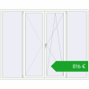 Pricing Tilt-and-Turn 2500x2000 mm REHAU OPTIMUM EURO-DESIGN 70 RAL 9016 Traffic white two-sided. Price: 816,09 €