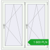 Pricing Tilt-and-Turn 1300x1350 mm REHAU ENERGY-SAVING SYNEGO MD RAL 9016 Traffic white two-sided. Price: 1600,24 zł