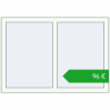 Ustalenie cen Okna skrzydłowe 1150x800 mm REHAU OPTIMUM EURO-DESIGN 70 RAL 9016 Traffic white dwustronny. Cena: 96,42 €
