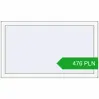 Pricing Tilt-and-Turn 1200x700 mm REHAU OPTIMUM EURO-DESIGN 70 RAL 9016 Traffic white two-sided. Price: 476.08 PLN