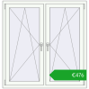 Ustalenie cen Okna skrzydłowe 1245x1295 mm REHAU ENERGY-SAVING SYNEGO MD ANTHRACITE_GREY_STRUKTURAL zewnętrzny. Cena: 475,60 €